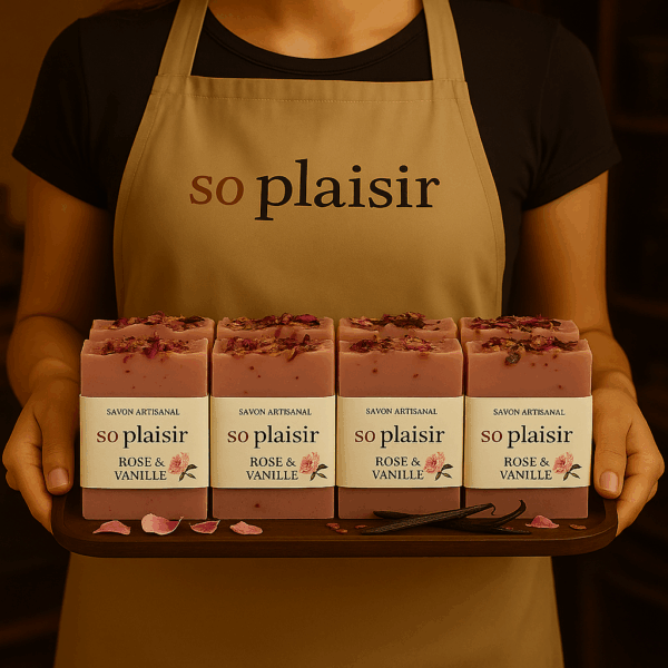 Savon Artisanal - Rose & Vanille